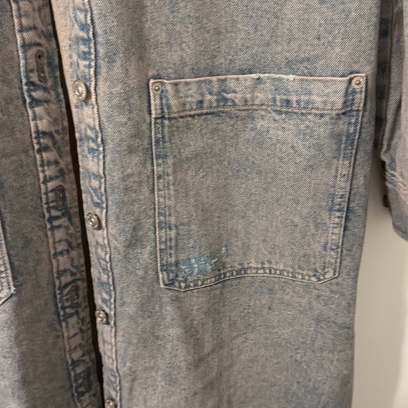 Free People Anna Lou Denim Duster 
Sz M NWT - Picture 6 of 7